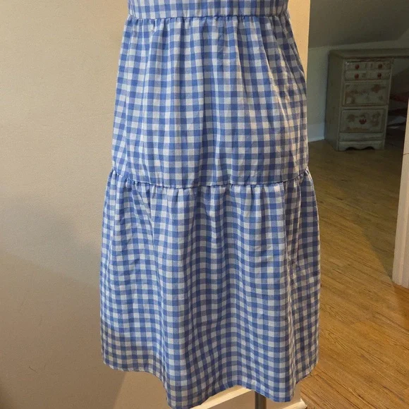Emery Rose Gingham Button-Down Dress - Picture 9 of 12